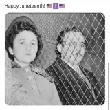 At the Stew Peters Network, we celebrate 'Juneteenth' by commemorating the execution of two subversives:  Julius and Ethel Rosenberg.