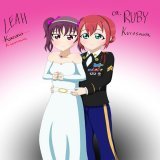 It's Remaster o'clock, and I come bearing some RubyLeah (#りあルビ)   #ラブライブ #黒澤ルビィ #鹿角理亞