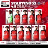 川崎戦 スターティングメンバー  4/5(水) 19:00 等々力  #urawareds #浦和レッズ #WeareREDS #Jリーグ #ルヴァンカップ