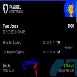 13U TYUS JONES OVER 14 -110  13U BOOKER OVER 25.5p -125  6u suns +2 -115  5u kyrie over 24.5p -122   4-0 SWEEP . EZZZZ $$$$ MARCH WE ALREADY +67U  &amp; cash the +1100 beamer . #GamblingTwitter #fanduel