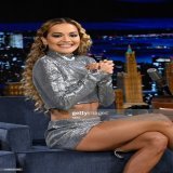 | STUNNING! @RitaOra during an interview on #FallonTonight today, February 1, 2023. #1