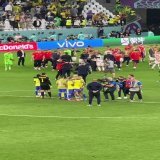 モドリッチがロドリゴを慰めたシーン  #FIFAWorldCup #クロアチア