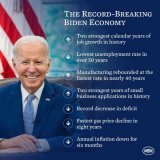 State of the Union Address Tonight, 9 PM ET  President Biden has brought manufacturing jobs back to the U.S., decreased the deficit, lowered unemployment, and reduced inflation; all while protecting the environment and safeguarding our democracy.  #B