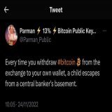 Probably one of my favourite #Bitcoin tweets of all time