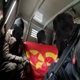 Four members of the Russian Maoist Party (member of #ICOR) who traveled to the Chelyabinsk region of #Russia on May 1 were arrested in a police raid  Solidarity with the comrades!   #1MAYIS #1M2022 #1Mai #1Mai2022 #1мая