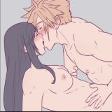 Some needy couple here :,D  #Cloti #nsfw #nsfwish #ff #finalfantasy