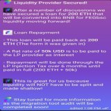 Liquidity Provider Secured!  After several discussions, we have secured a loan for 200ETH to be converted into BNB for FEGbsc liquidity!  @FEGtoken #FEGtoken #FEG $FEG #DeFi #Crypto #Cryptocurrency #Bitcoin    #BTC    #Ethereum #ETH #Binance    #BSC 