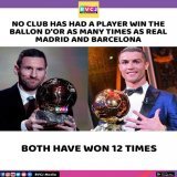 Barca and real Madrid.