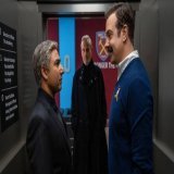good news: #TedLasso returns this spring! #TCA23   (Bill Lawrence knew what he was talking about when he said to expect news about the show in the "near future," huh?)