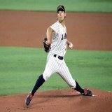 2023 WORLD BASEBALL CLASSIC&trade;️ 決勝 日本 vs アメリカ  #今永昇太 投手、#戸郷翔征 投手、#髙橋宏斗 投手のリレーで5回を終えて1失点の好投！  \u25bc侍ジャパン試合速報  #侍ジャパン #WorldBaseballClassic
