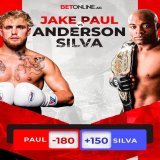 Jake Paul vs. Anderson Silva is officially on!   (odds via @betonline_ag)  #PaulSilva