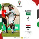 نهاية المباراة | الأخضر إلى نصف نهائي #كأس_العرب_للناشئين . #معاك_يالأخضر
