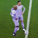 #الاتحاد_النصر  دافعين فيك مليارين  وهذي أخرتهاااا  جاي على شان تسنتر لهم  مبروك الهاتريك سنتر يا كرستيانو  هذي أخرتهااا