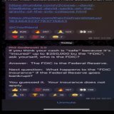 フィル預金は失くなる  3/10破綻したシリコンバレー銀行 25万ドル預金救済の件です。  Q. FDICによってあなたの25万ドルは保険付きだからあなたの現金が安全  A. FDISはカバールの連邦準備制度理事会です。  Q. FDISが破綻したらFDIS保険はどうなりますか  A. あなたの保険は適用されません。