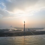 The calm before the launch @SpaceX