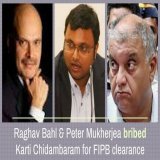 Chennai Income Tax Dept findings reveal that #KartiChidambaram took bribes from #RaghavBahl &amp; #PeterMukherjea for FIPB clearance by his Dad  @sgurumurthy