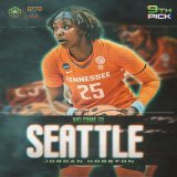With the 9th pick in the 2023 WNBA Draft, the Seattle Storm selects Jordan Horston from @LadyVol_Hoops!   Welcome to the Emerald City, @ladylynn22_!   #TakeCover