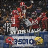 AT THE HALF   35  10  #SECChampionship