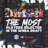 Pathway to the Pros.   The @SEC had 9 former players selected in the 2023 #WNBADraft &ndash; more than any other conference in the country.  #SECWBB x #ItJustMeansMore