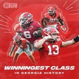 National Championship   SEC Championship   Rose Bowl   Sugar Bowl    The winningest senior class in @GeorgiaFootball history