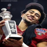 One of the greatest QBs in @AlabamaFTBL history:   First Bama QB to win Heisman Trophy  80 TD passes, second behind Tua Tagovailoa  8,356 Pass Yds, second behind A.J. McCarron  Bama single-game &amp; single-season Pass Yds records  Bama single-season