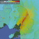 To give you an idea of the sheer scale of the Turkey earthquake, if we overlay the USGS ShakeMap onto the British Isles, the fault (red colours) would have ruptured from the Severn Estuary to the Humber Estuary. Much of England would have seen at lea