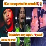 AKA s mom Lynn speech at the memorial service, message to Don, Zinhle and Nadia. Watch video here  Da Les #akamemorialservice Pearl Thusi Bonang #DonDesign Sjava Robert Gumede DJ Zinhle #AneleTembe Sim Dope Moozlie Yanga #Kairo #AKAFuneral #SkeemSaam