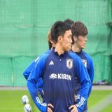 遠藤航選手と碧の横顔  #遠藤航 #田中碧 #samuraiblue #daihyo #サッカー日本代表 #代表合宿