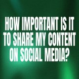 How important is it to share my content on social media ?  #テイオウイカ