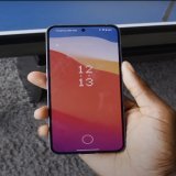 Nothing Phone (2) hands on images!   Centre hole punch  Thinner bezels than Phone (1)  Grey color   2.5D curved back  Flat metal frame   Dual rear camera  Updated Glyph Interface  I really love this design  A nice overall refinement over Phone (1)