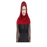 JINTN Women Sequins Muslim Hijab Scarf Long Head Wrap Headscarf Arab Islamic Headwear Church Full Cover Head Cover Hijab Shawl for Ladies #Amazon