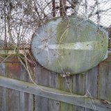 Old road sign.