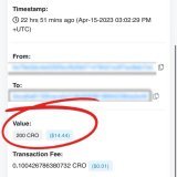 As always on 15th every month I get #cro #rewards from @AikoSociety just by holding the #Beanumz @AikoBeanz  Thanks @OfficialNinoyt   #AIKOSociety #AIKOFam #AIKOBeanz #MAB #Beanumz #AIKO #AIKONFT #NFT #NFTCommunity  #fftb #crofam #cro #CronosChain
