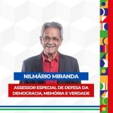 Nilm&aacute;rio Miranda ir&aacute; chefiar a Assessoria Especial de Defesa da Democracia, Mem&oacute;ria e Verdade. No primeiro mandato do presidente Luiz In&aacute;cio Lula da Silva (PT), Nilm&aacute;rio foi o primeiro Secret&aacute;rio Especial de 