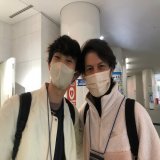 これから練習が始まる男子シングル、島田高志郎選手とランビエールコーチも会場入りです #島田高志郎 #全日本フィギュア #フィギュアスケート #FigureSkating