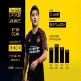 Ritsu Doan will stay at PSV Eindhoven - no move expected until today's deadline! Hoffenheim couldn't reach an agreement with PSV - Augsburg tried their luck in the last moments but no agreement with the player. #DeadlineDay #TransferUpdate