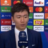 "Lukaku told me 'we're going to the final' at the beginning of the season!"   Inter Milan owner Steven Zhang reacts as his club reach the Champions League Final for the first time in 13 years