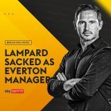 BREAKING! Everton have sacked manager Frank Lampard.  The board took the unanimous decision to relieve him of his duties with the club in the relegation zone.
