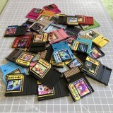 Some of the chips I created the past couple months. I tested many colors and printing services. Many of these have some faults, but I think I finally found a good printing service. #megamanbattlenetwork #ロックマンエグゼ  #ロックマン #rockmanexe #battlechips #meg