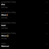 #Floki is trending on #Twitter again!  $FLOKI is trending alongside #Bitcoin, #Satoshi, #Binance, and #Mastercard!