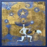 The Star Tarot card by surrealist artist Leonora Carrington, c.1955.