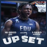 Nous avons le deuxi&egrave;me plus gros upset de l&rsquo;histoire: Farleigh, t&ecirc;te de s&eacute;rie n16, qui sort Purdue t&ecirc;te de s&eacute;rie n1!!!  #MarchMadness #nbaextra