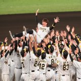 引退セレモニーで胴上げされる #糸井嘉男 選手！