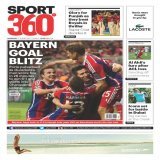 BAYERN GOAL BLITZ is front page news. #FCBayern pulverised #Porto 6-1. Report:  #FCBFCP #UCL