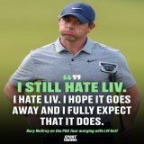 Rory McIlroy's opinion of LIV Golf hasn't changed despite the PGA Tour agreeing to merge with them