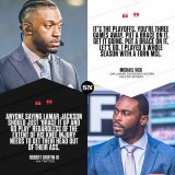 Michael Vick and RG3 offer up their thoughts on Lamar Jackson's injury