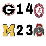We&rsquo;re just one TCU loss from a Georgia Michigan Ohio State Alabama greatest CFB Playoff of all time