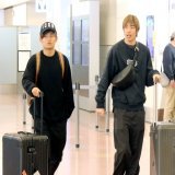 #サッカー日本代表 FW #久保建英 、堂安律、 #伊東純也 ら欧州組も続々と帰国&hellip;24日に第2次森保ジャパンの初陣のウルグアイ戦  #サッカー #soccer #football