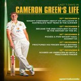 Eventful week for Cameron Green   #CricketTwitter #ausvssa