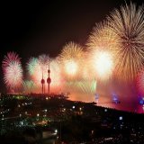 Праздничный салют в Эр-Рияде в честь первого гола Роналду за Аль-Наср